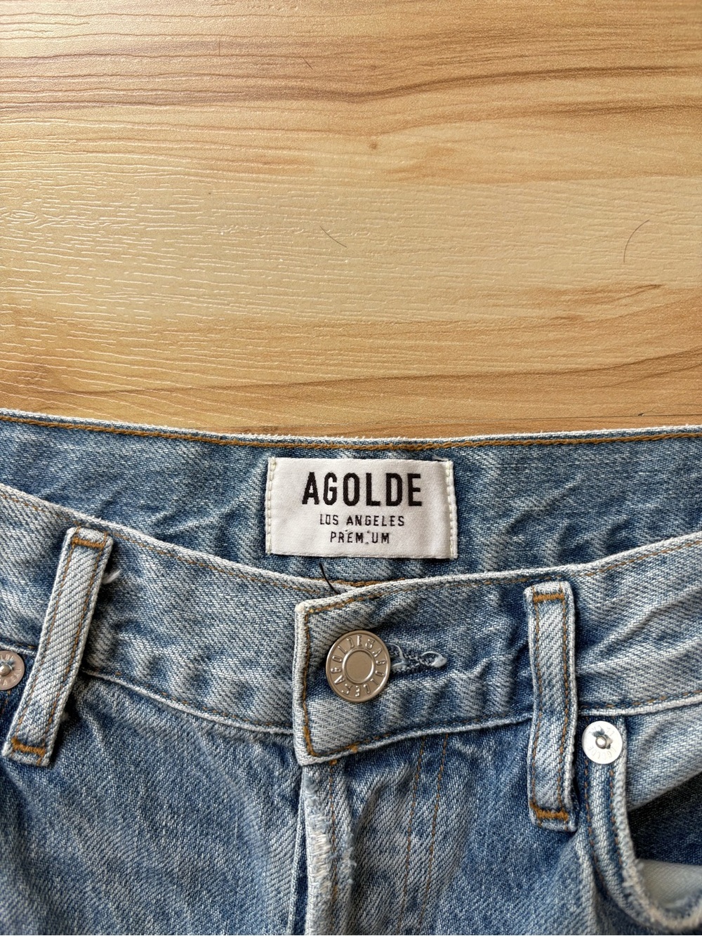 Agolde Riley High Rise Straight Crop 26 - Picture 6 of 11